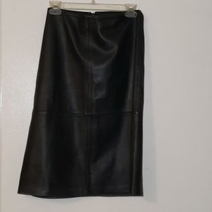 Leather skirt